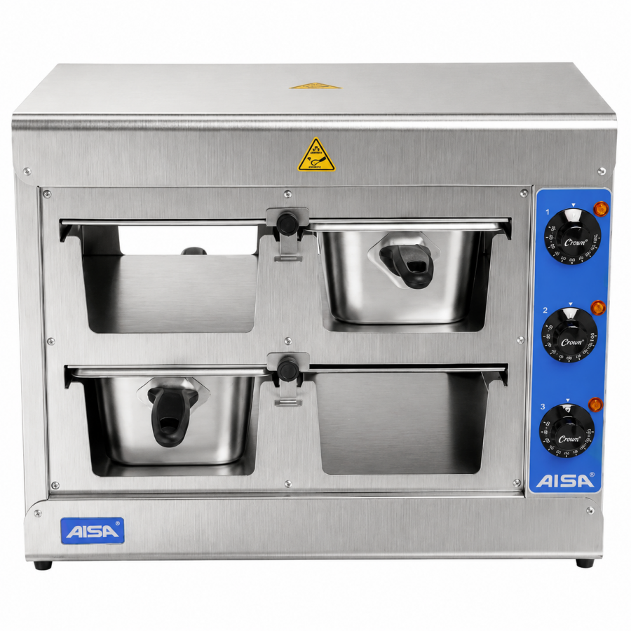 Conservador De Proteínas Profissional Inox 4 Cubas